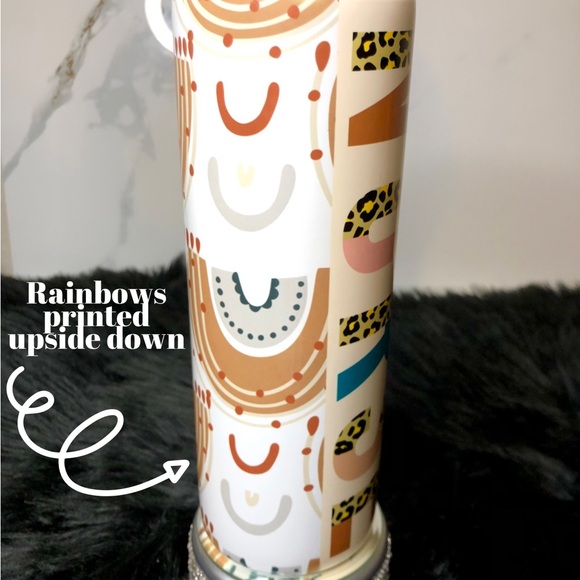 Custom Boho Nurse 20oz Tumbler• MISPRINT - Picture 2 of 5
